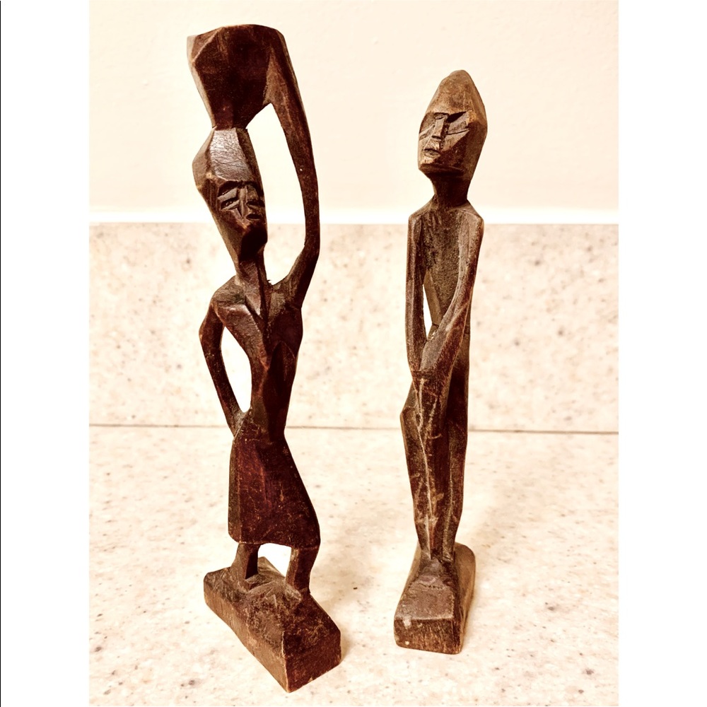 African Art - Hand Carved Wooden Sculptures
